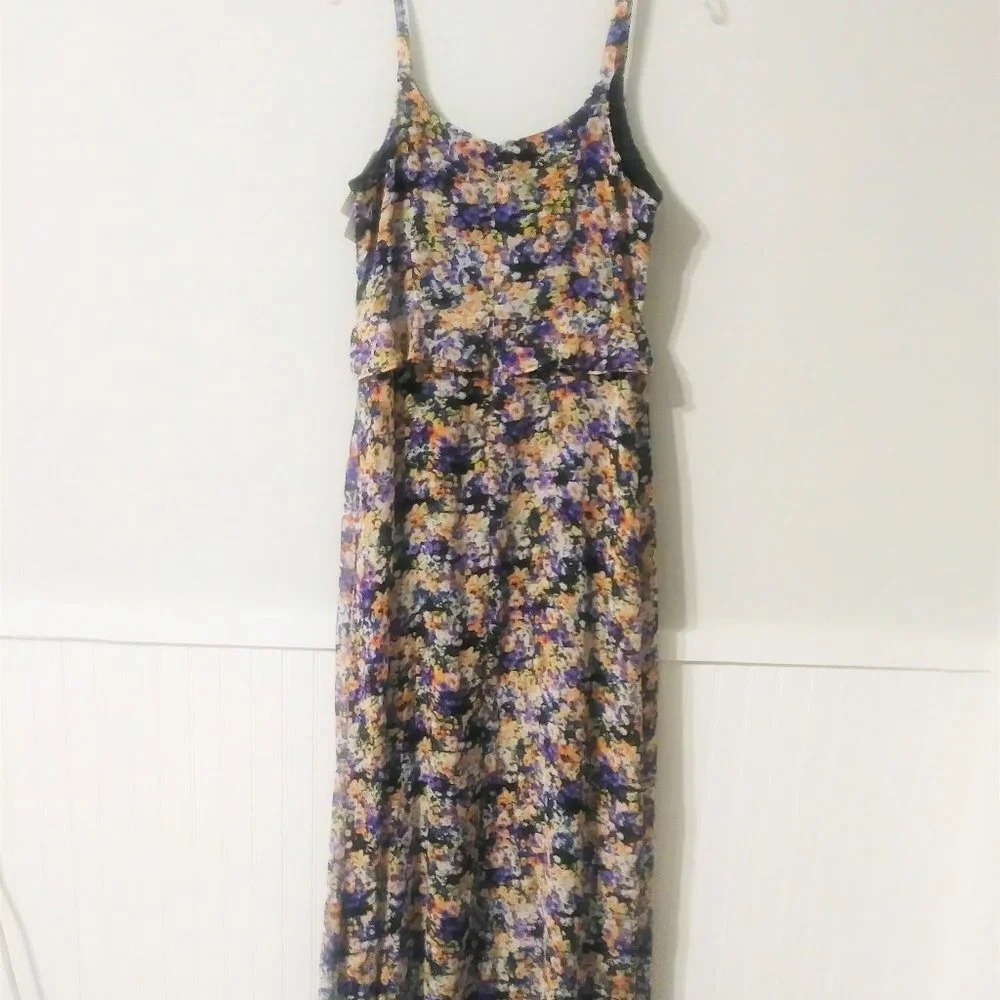 Spencer Jeremy‎  Floral Ruffle Maxi Dress - Picture 7 of 7